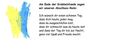 Logo und Vers der Haardter Krabbelgruppe
